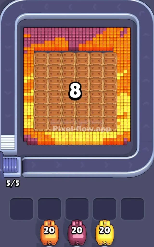 Pixel Flow Level 399 Gameplay