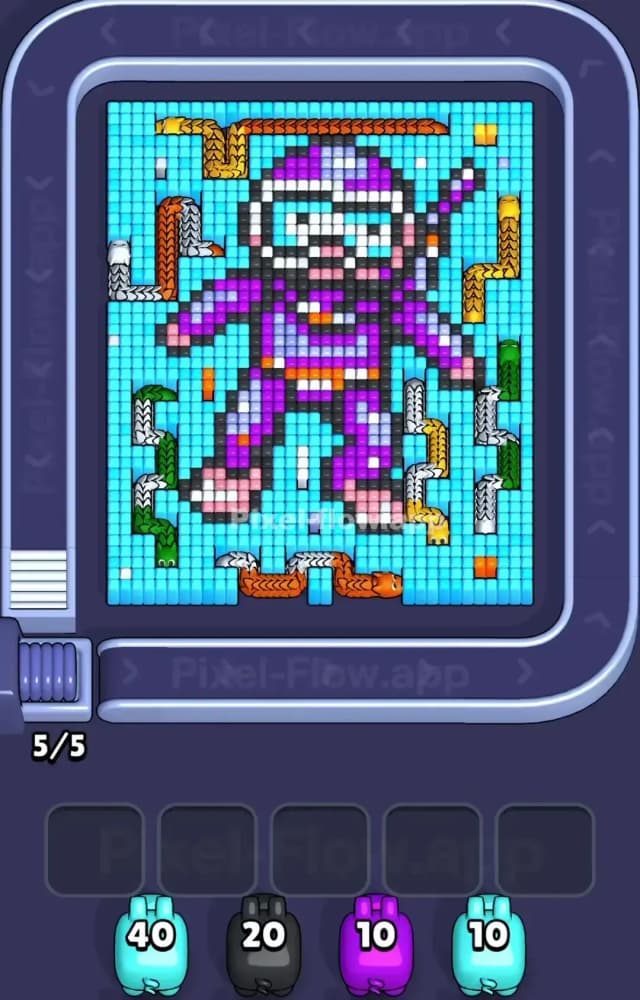Pixel Flow Level 1560 Gameplay