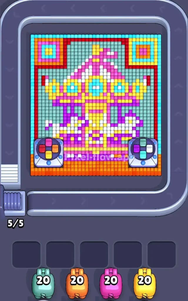 Pixel Flow Level 765 Gameplay