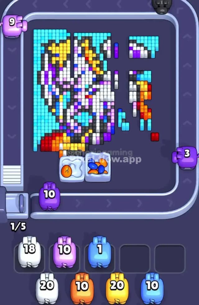 Pixel Flow Level 1857 Solution 2