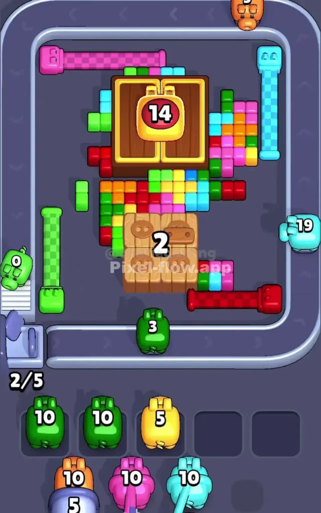 Pixel Flow Level 433 Solution 2