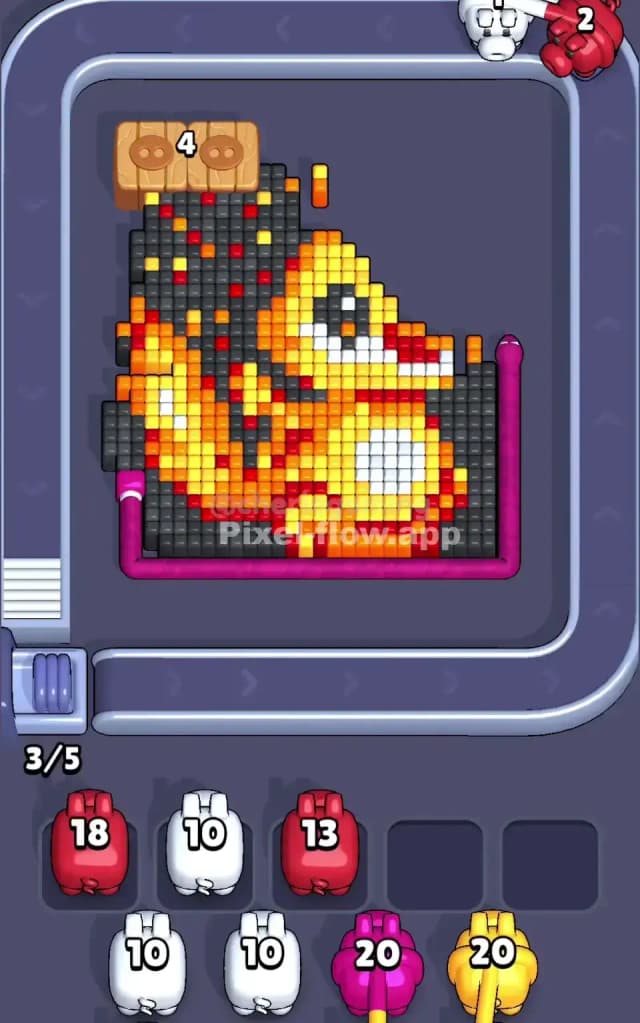 Pixel Flow Level 527 Solution 1