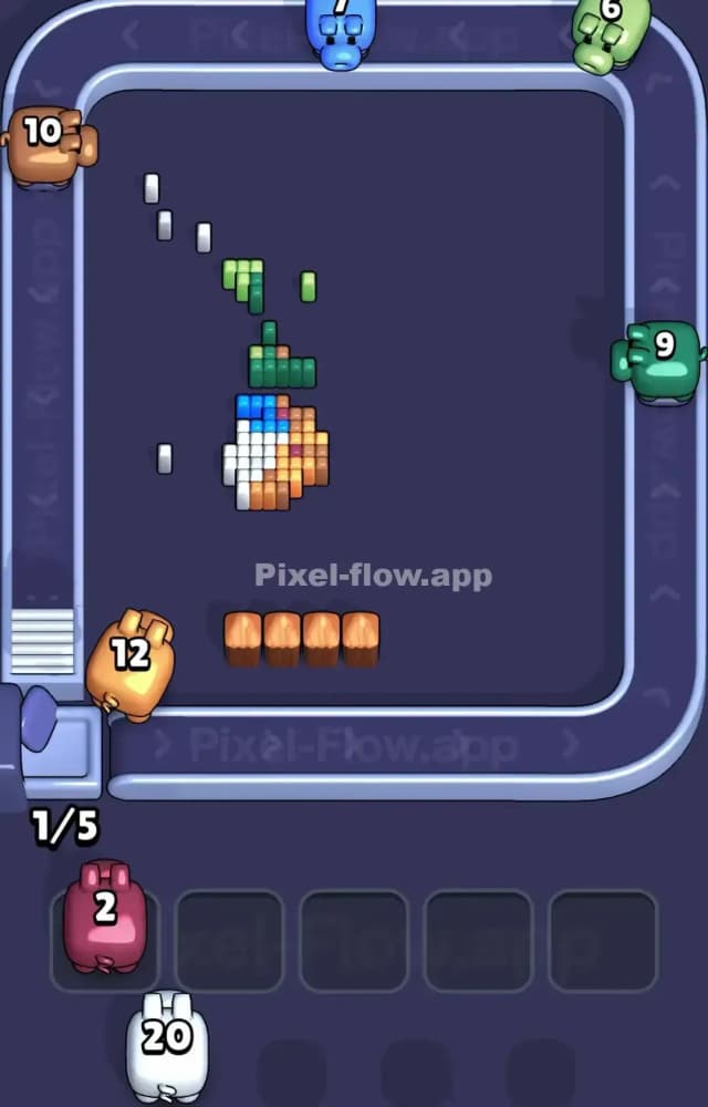 Pixel Flow Level 1510 Solution 3