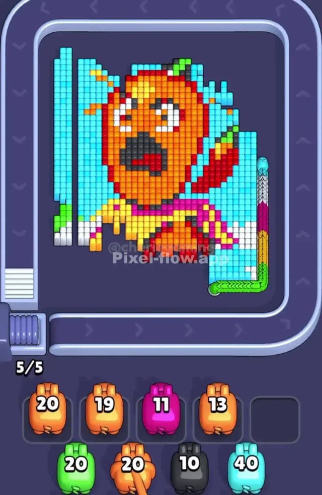 Pixel Flow Level 1848 Solution 1