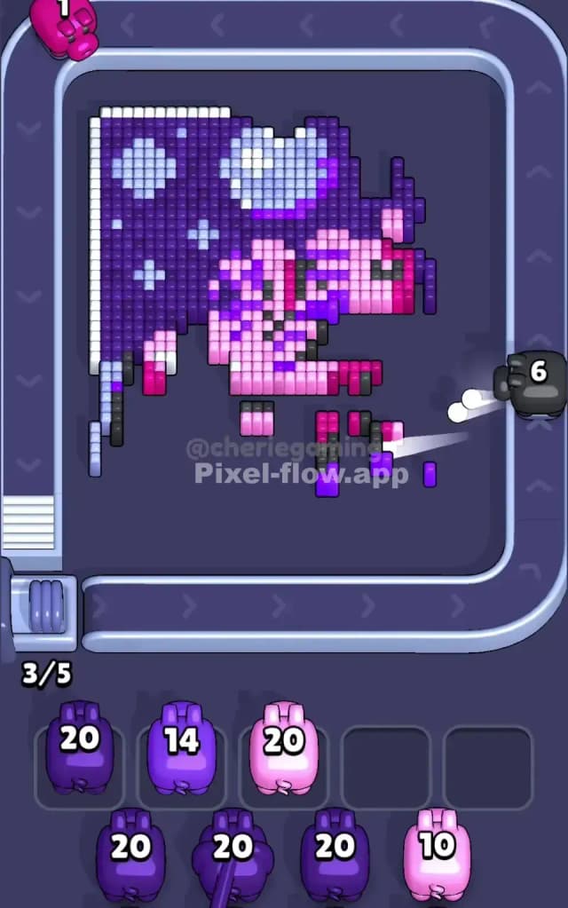 Pixel Flow Level 778 Solution 2