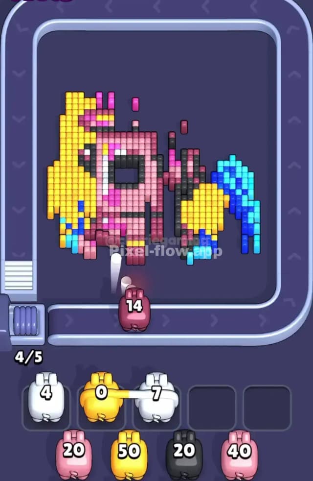 Pixel Flow Level 1877 Solution 2