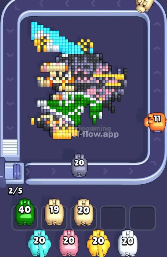 Pixel Flow Level 1894 Solution 2