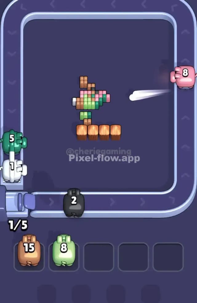 Pixel Flow Level 1818 Solution 3