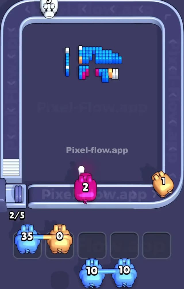 Pixel Flow Level 1068 Solution 3