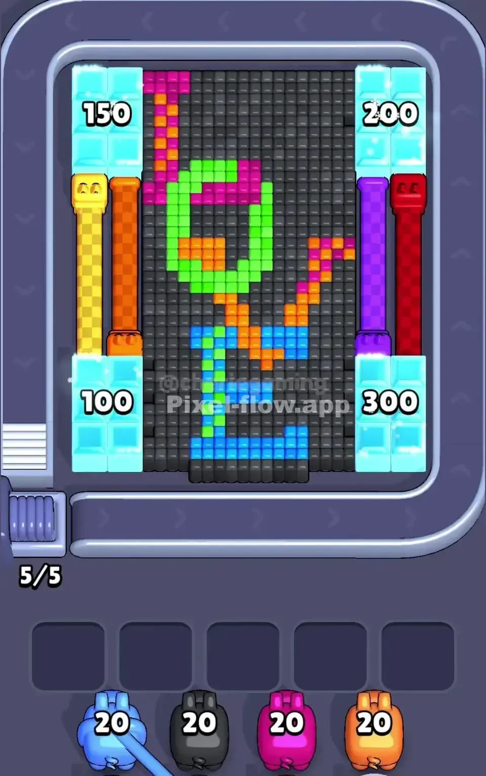 Pixel Flow Level 406 Screenshot