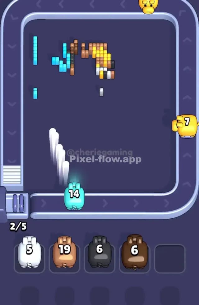 Pixel Flow Level 1907 Solution 3