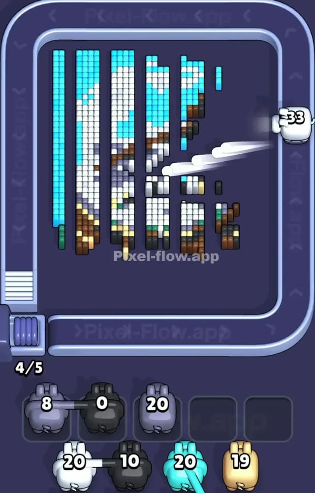 Pixel Flow Level 1514 Solution 2
