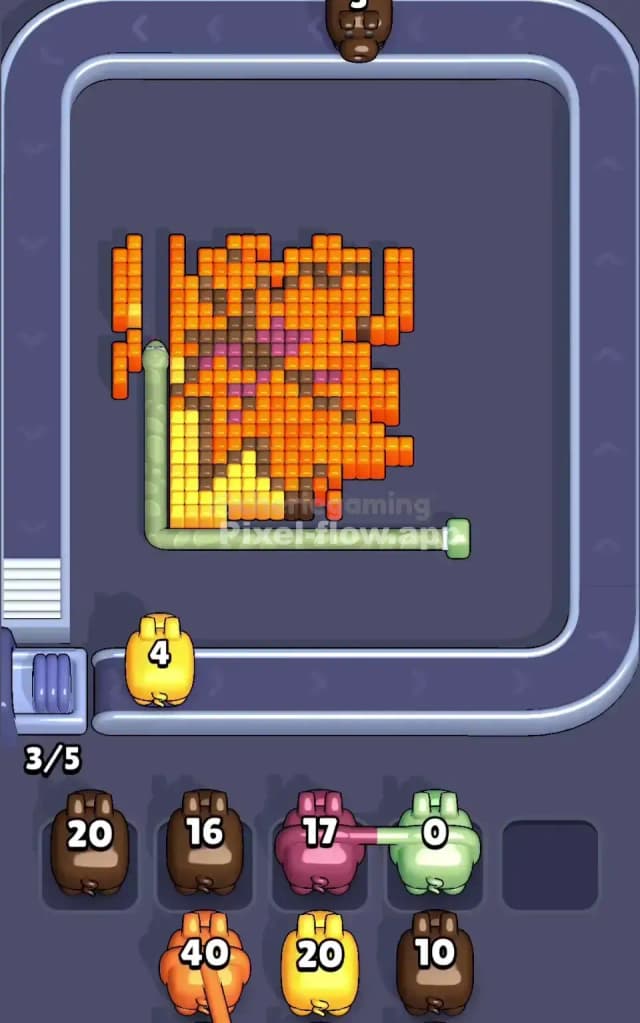 Pixel Flow Level 399 Solution 1