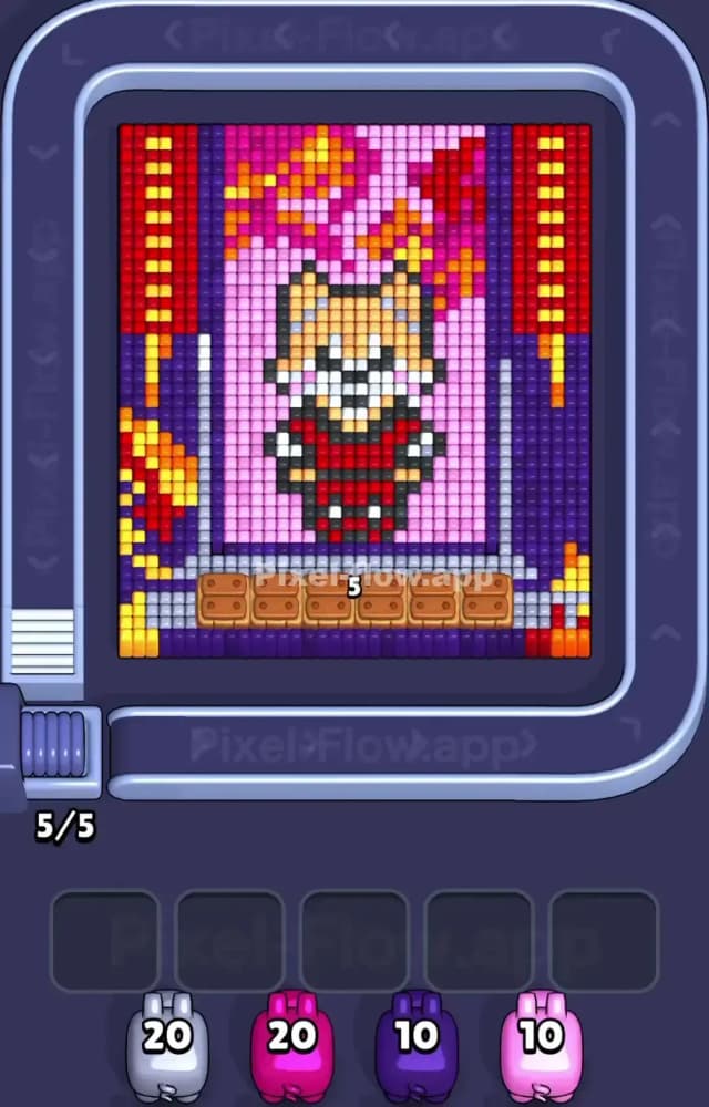 Pixel Flow Level 1557 Gameplay