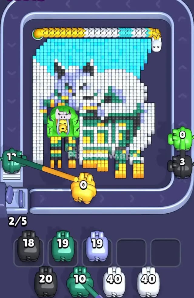 Pixel Flow Level 1753 Solution 1