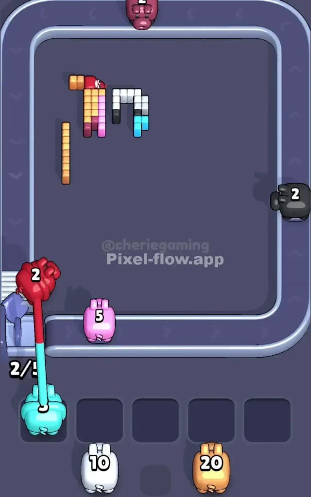 Pixel Flow Level 539 Solution 3