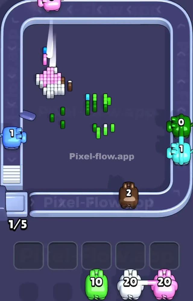 Pixel Flow Level 1076 Solution 3