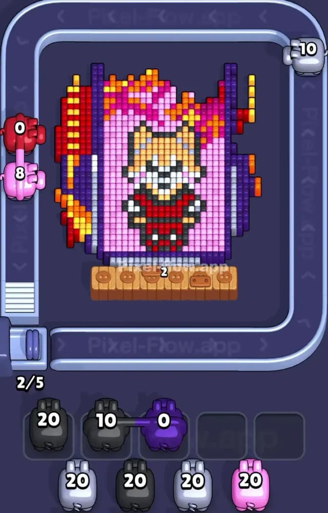 Pixel Flow Level 1557 Solution 1