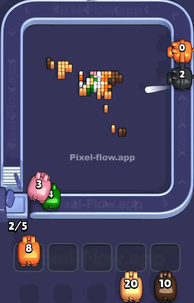 Pixel Flow Level 1183 Solution 3