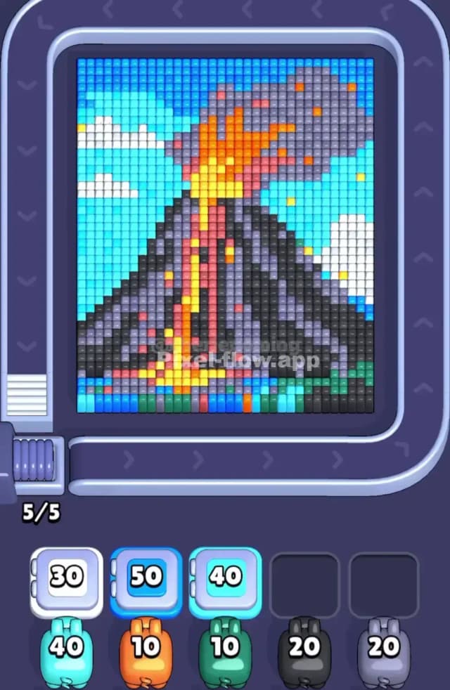 Pixel Flow Level 1897 Gameplay
