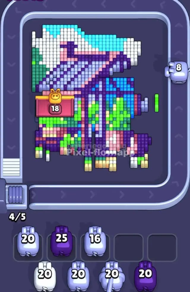 Pixel Flow Level 1792 Solution 1