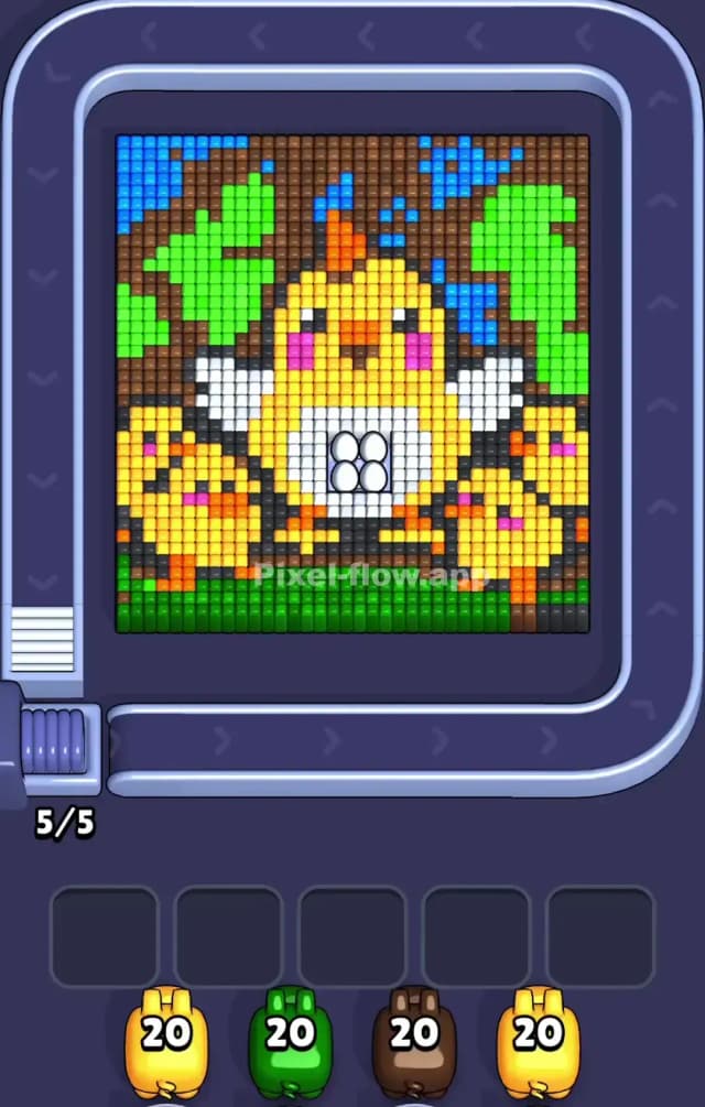 Pixel Flow Level 854 Gameplay