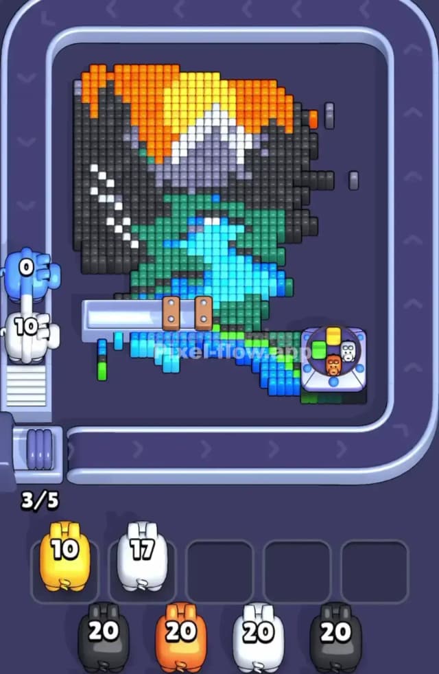 Pixel Flow Level 1806 Solution 1