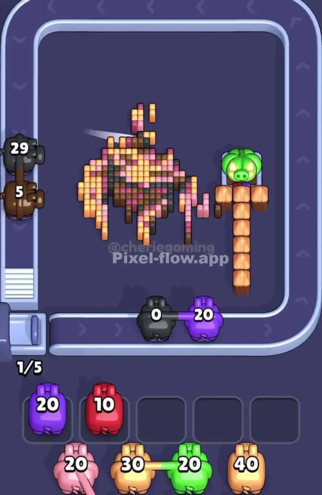 Pixel Flow Level 1870 Solution 2