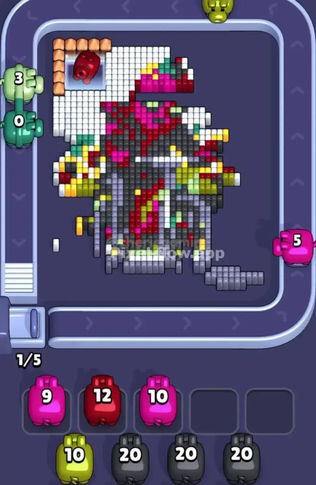 Pixel Flow Level 1858 Solution 1
