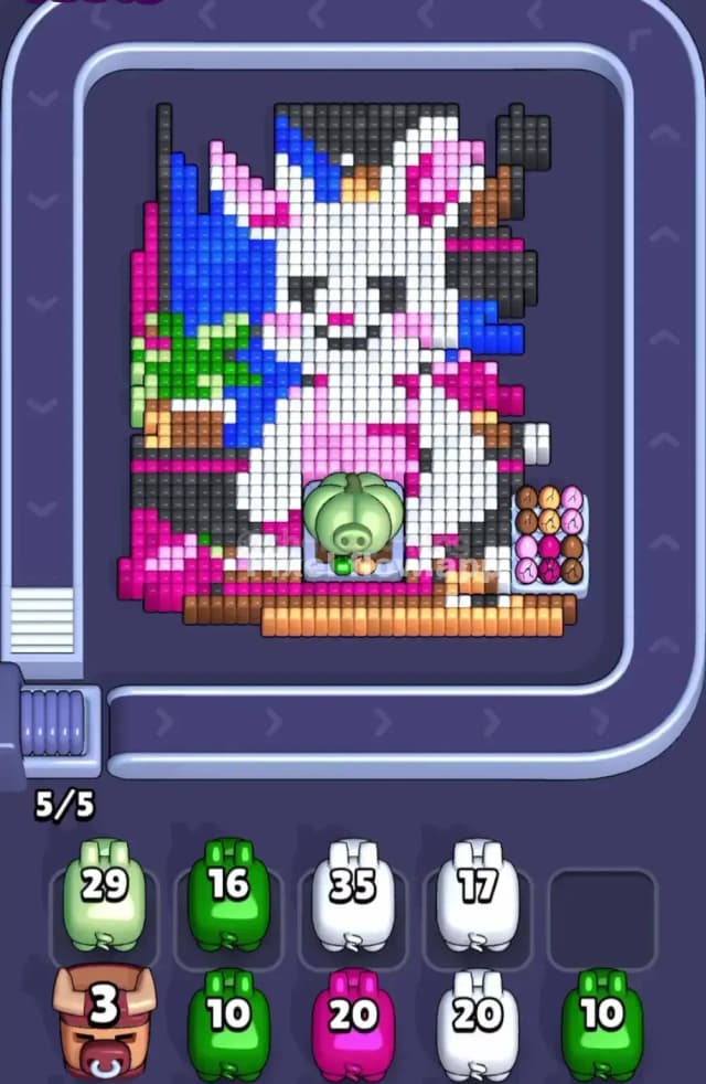 Pixel Flow Level 1697 Solution 1