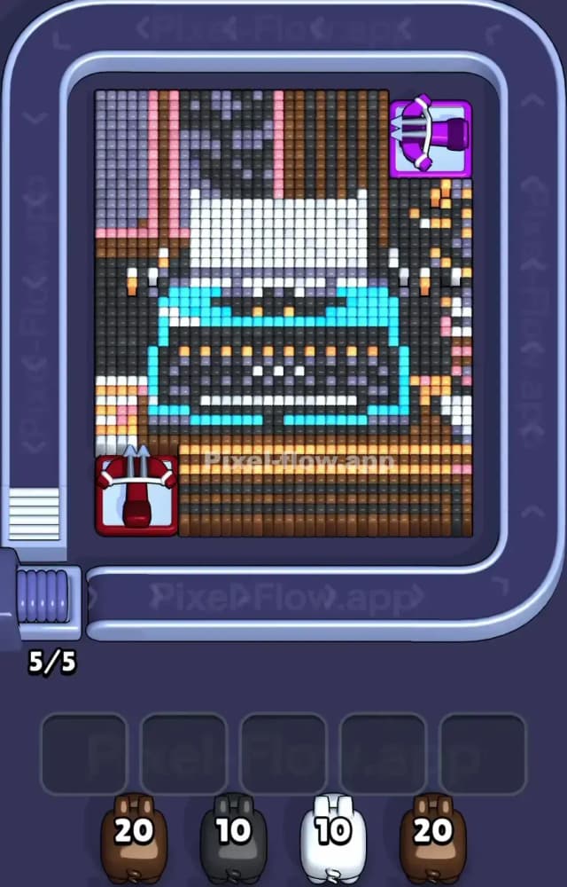 Pixel Flow Level 1542 Gameplay
