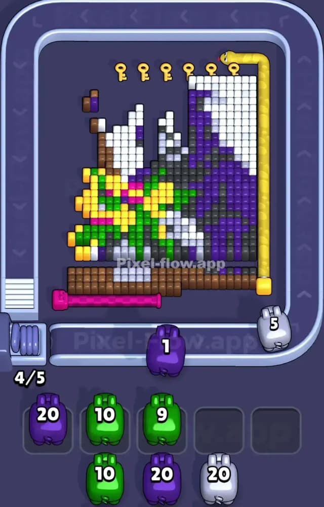 Pixel Flow Level 1069 Solution 2