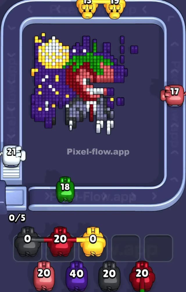 Pixel Flow Level 1519 Solution 2