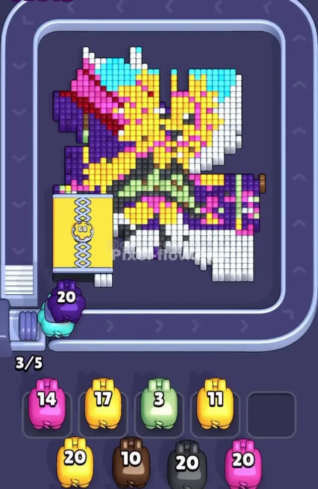 Pixel Flow Level 1764 Solution 1