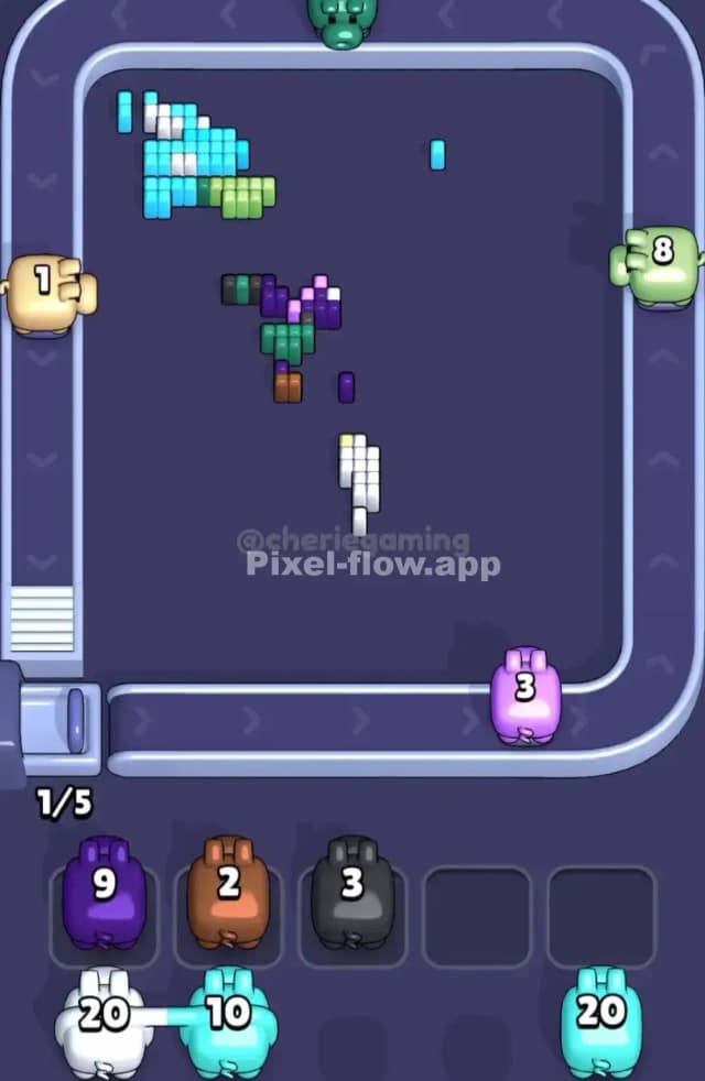 Pixel Flow Level 1835 Solution 3