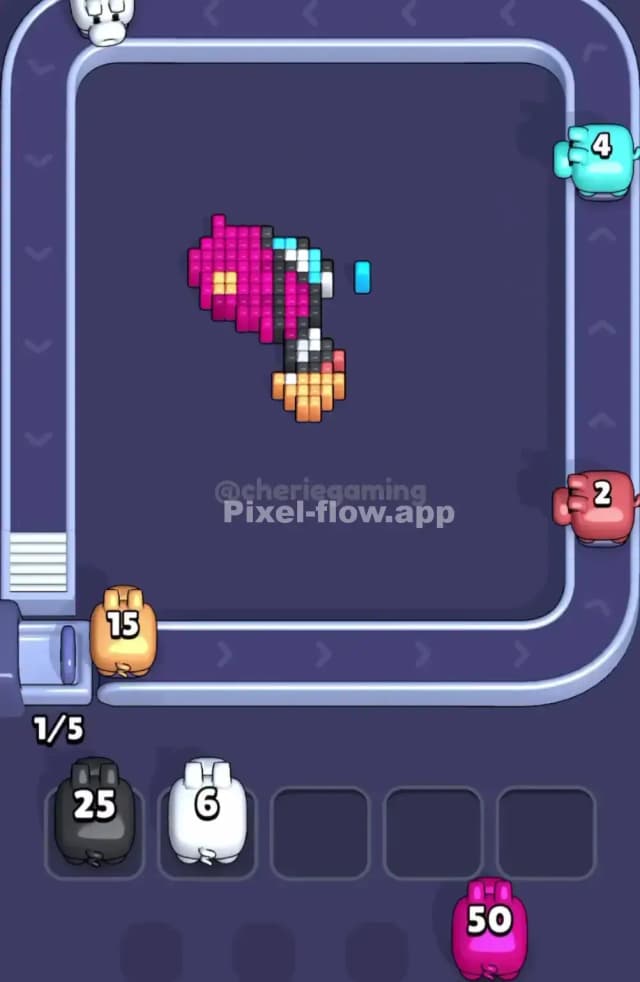 Pixel Flow Level 1854 Solution 3