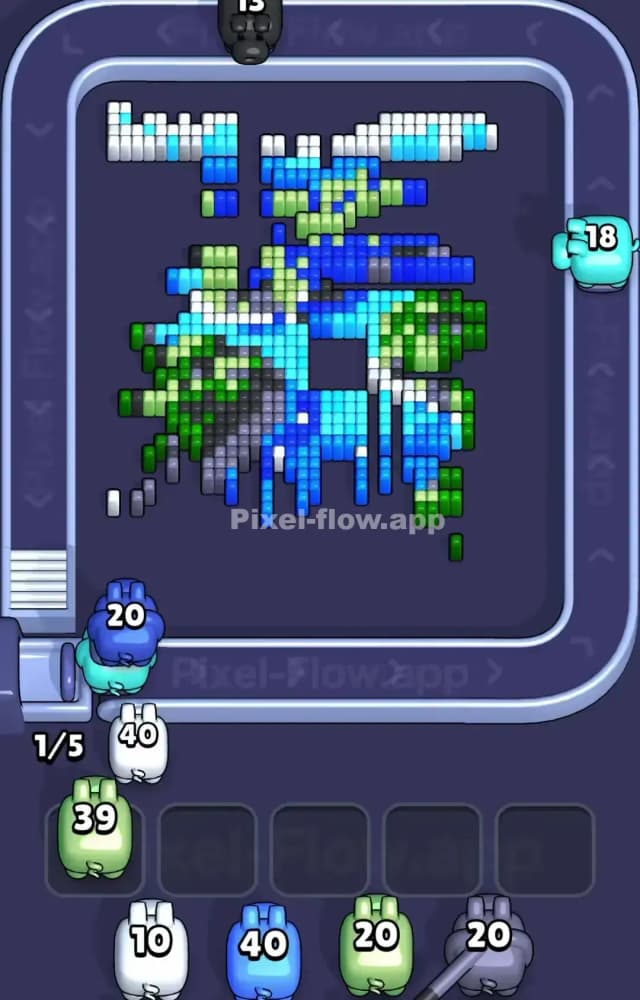 Pixel Flow Level 1523 Solution 2