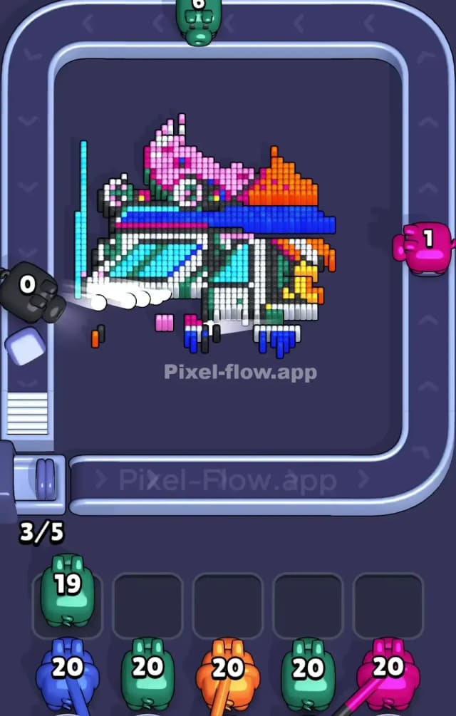 Pixel Flow Level 863 Solution 2