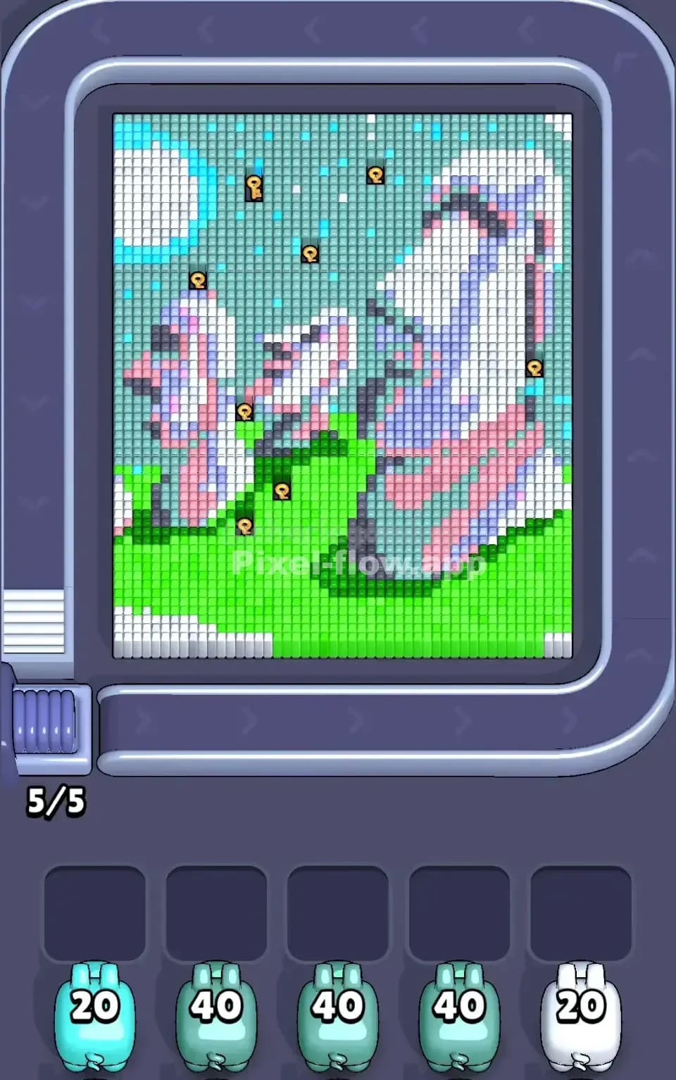 Pixel Flow Level 554 Screenshot