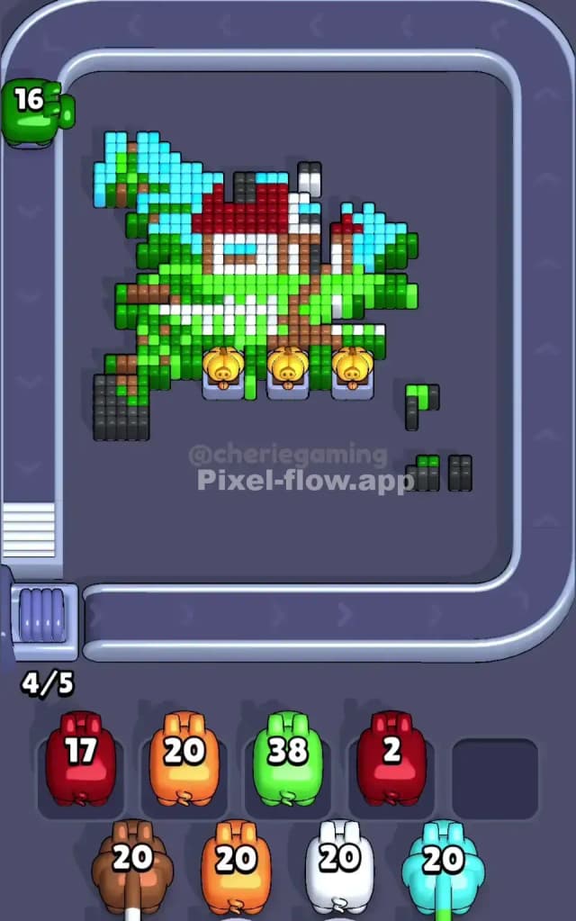 Pixel Flow Level 739 Solution 2