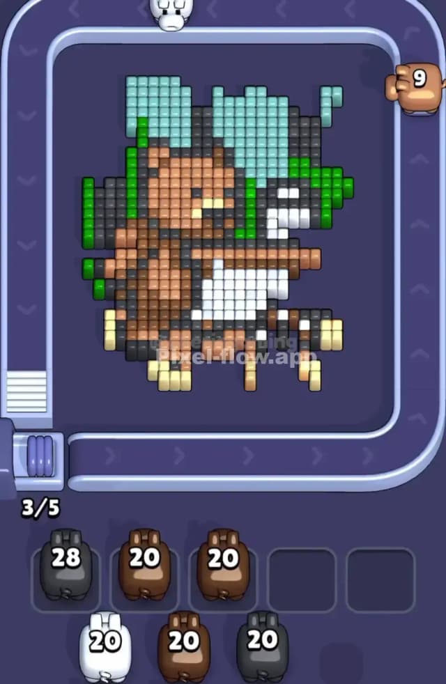 Pixel Flow Level 1821 Solution 2