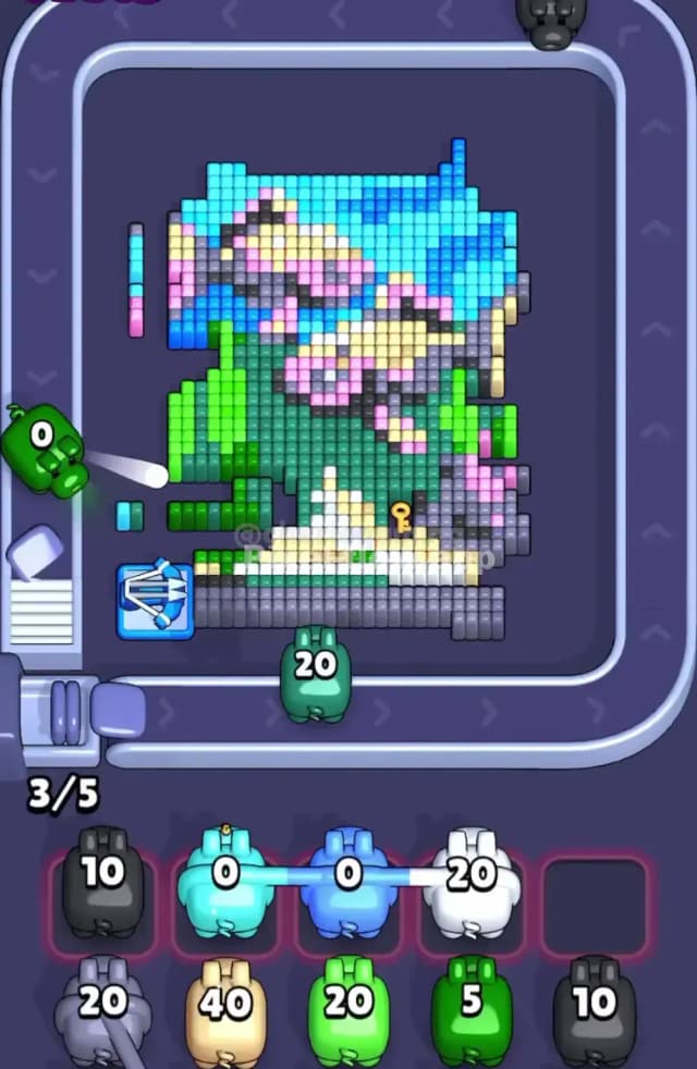 Pixel Flow Level 1673 Solution 1