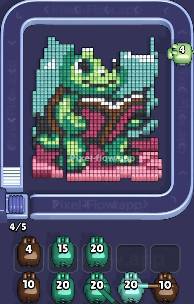 Pixel Flow Level 1143 Solution 1