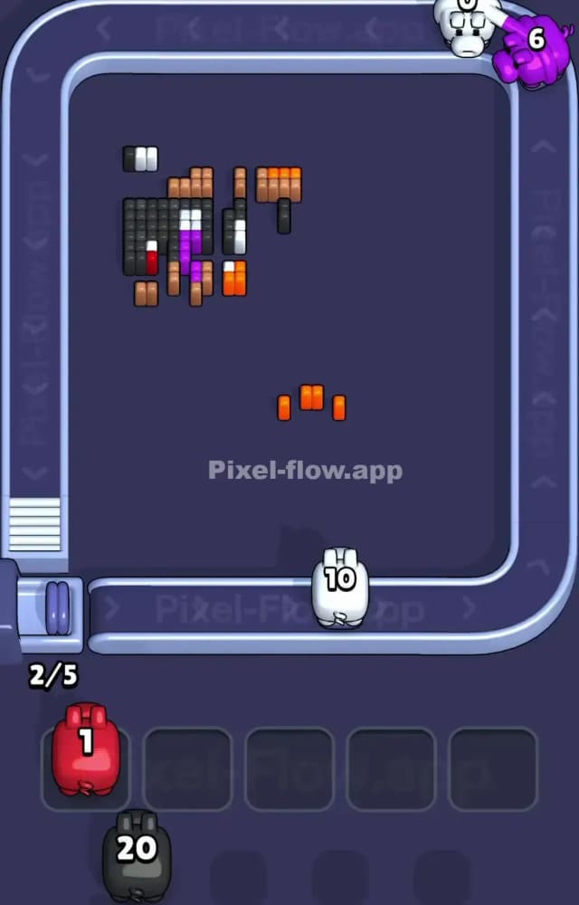 Pixel Flow Level 1438 Solution 3