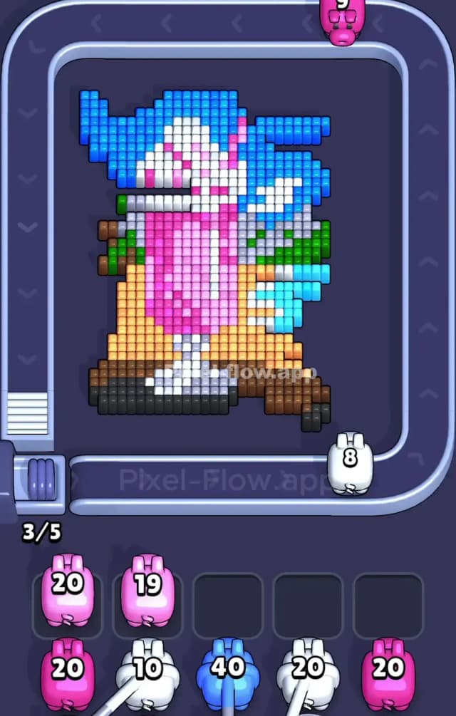 Pixel Flow Level 840 Solution 1