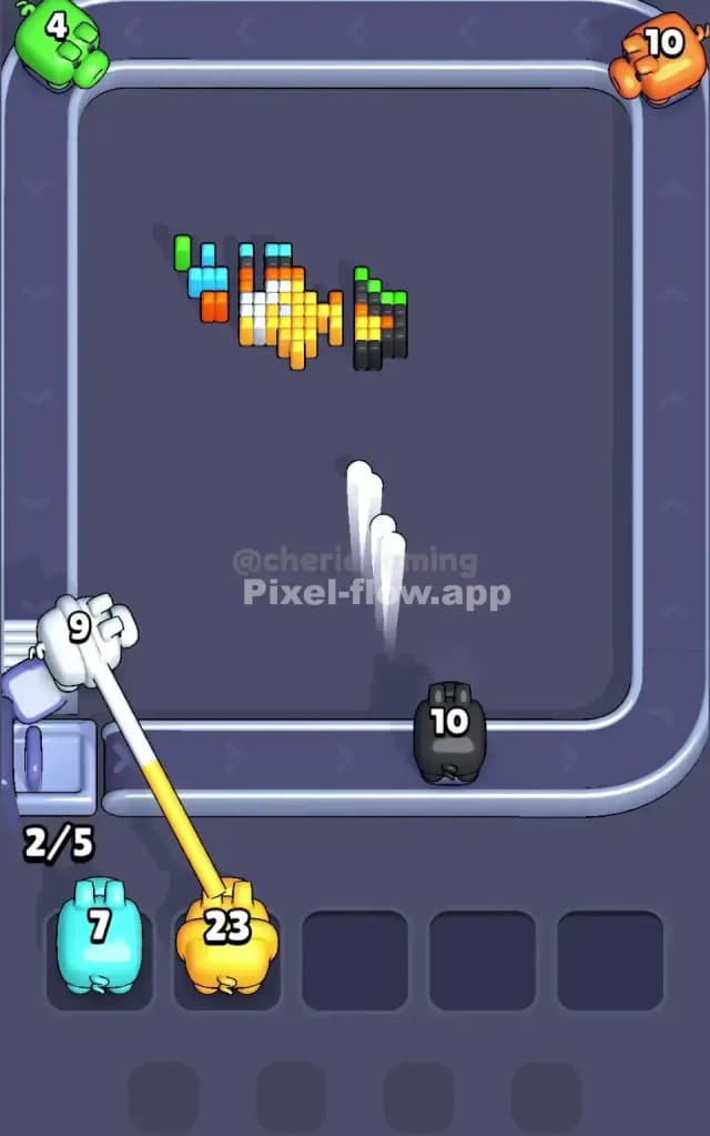 Pixel Flow Level 498 Solution 3