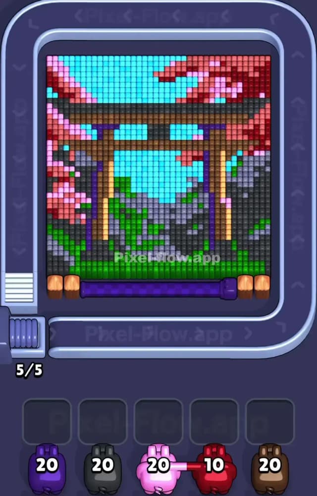 Pixel Flow Level 1530 Gameplay