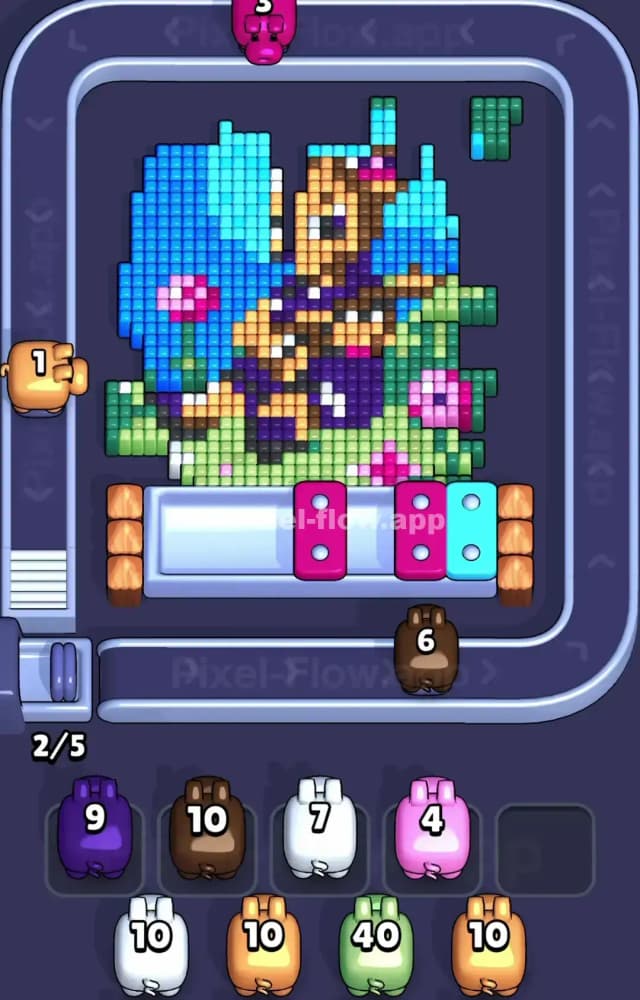 Pixel Flow Level 1450 Solution 1