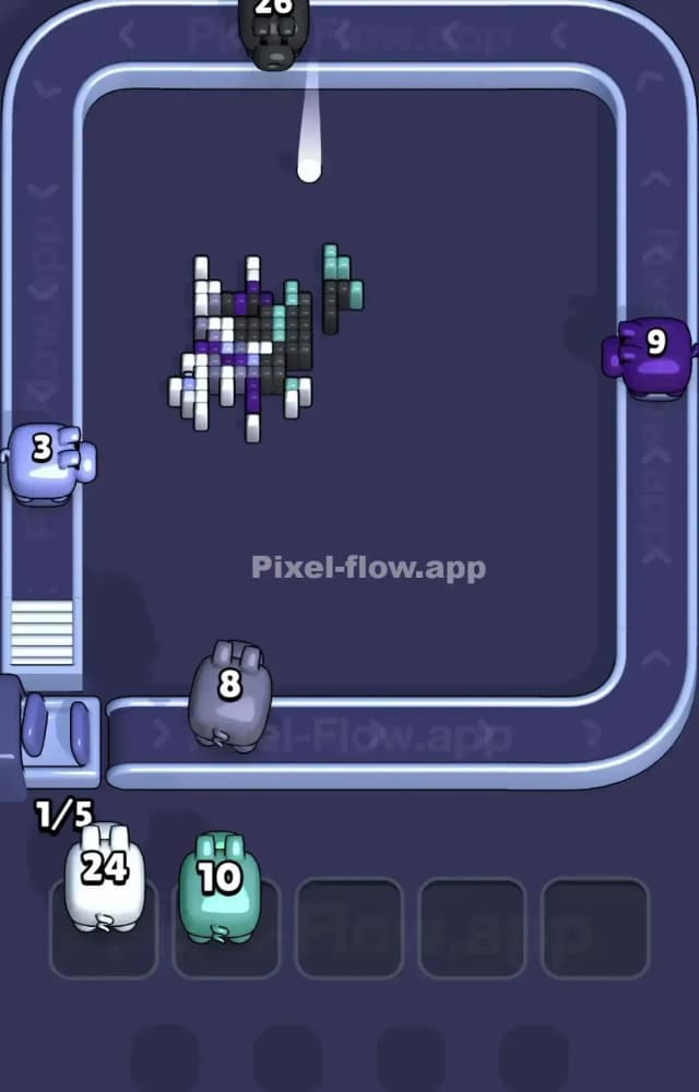 Pixel Flow Level 1531 Solution 3