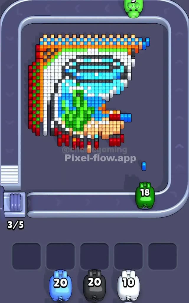 Pixel Flow Level 712 Solution 2